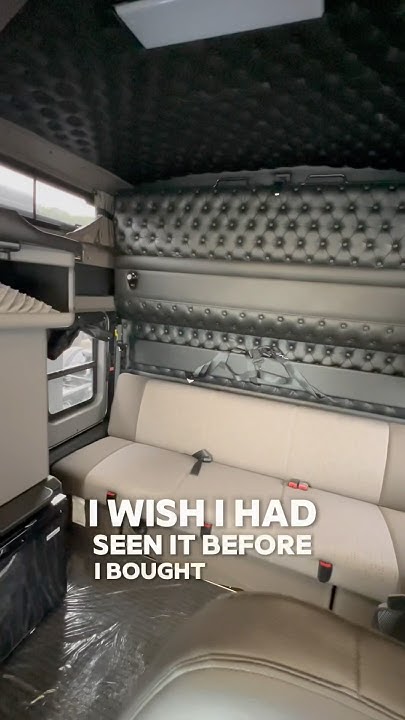 Frame from the MHC Kenworth collaboration video inside a truck sleeper
