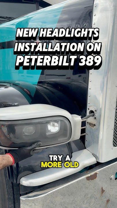 Frame from the Raney’s collaboration video showing a Peterbilt headlight