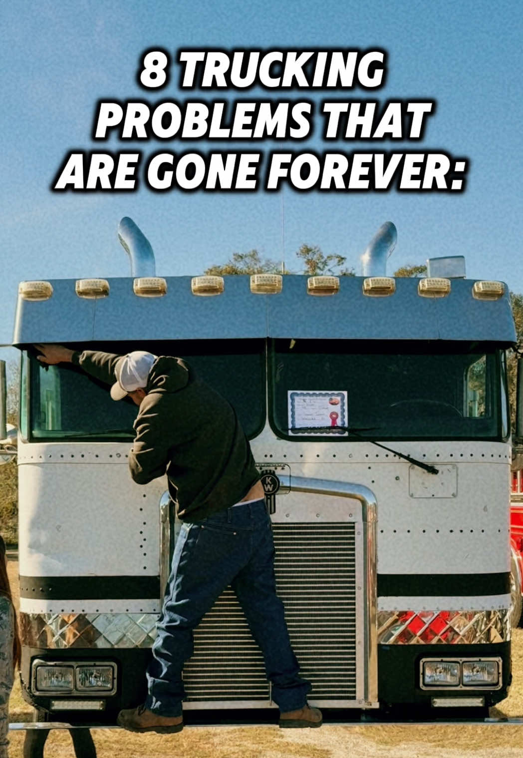 Frame from the Verizon Connect collaboration video beside a truck